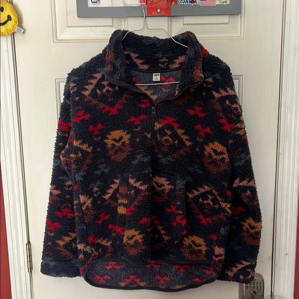 Old Navy Multicolor Teddy Jacket